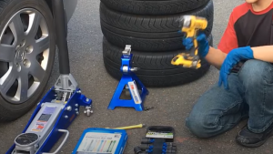 Tools need to change a Tire